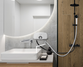 Водонагреватель проточный Royal Thermo SmartFix TS (6,5 kW) - кран+душ