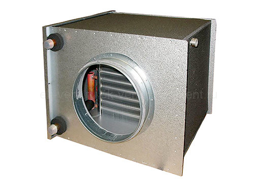 Водяной охладитель для круглых воздуховодов Systemair CWK 100-3-2,5 Duct cooler,circ