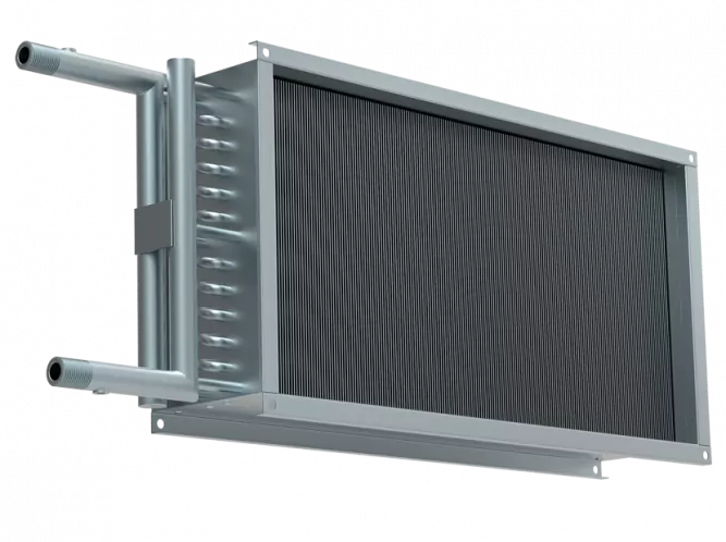 Водяной нагреватель для прямоугольных каналов SHUFT WHR 500*250-2