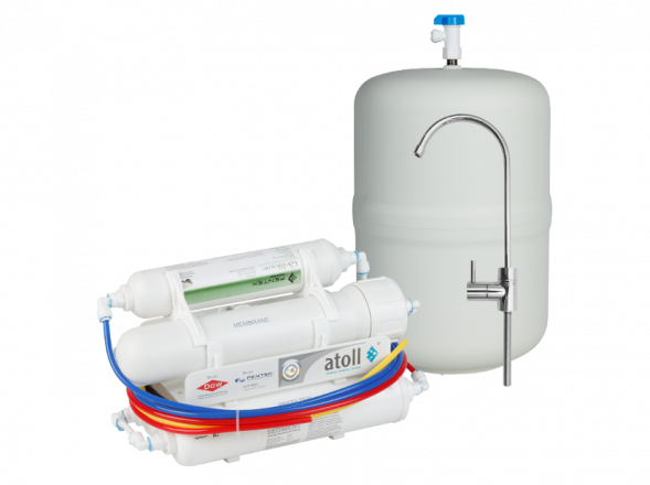 Система обратного осмоса 4 ступени очистки, 120 л/сутки Atoll A-450m STD Compact (с минерализатором)