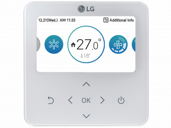 LG Проводной пульт управления LG PREMTB100 (белый)