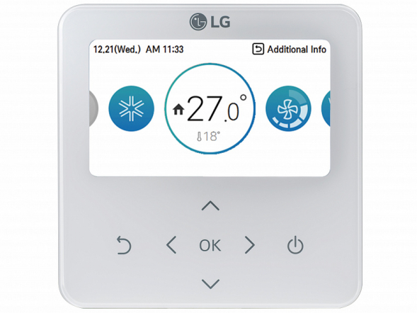 LG Проводной пульт управления LG PREMTB100 (белый)