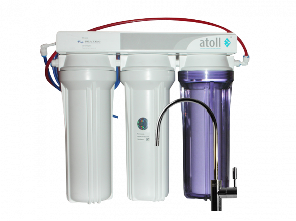 Фильтр Atoll A-313 E (D-31) трехступенчатый под мойку с краном