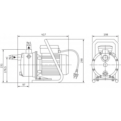Насос WILO WJ-204-EM