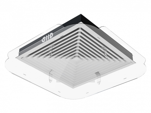 Экран для вентиляционной решетки Ballu Квадра 600