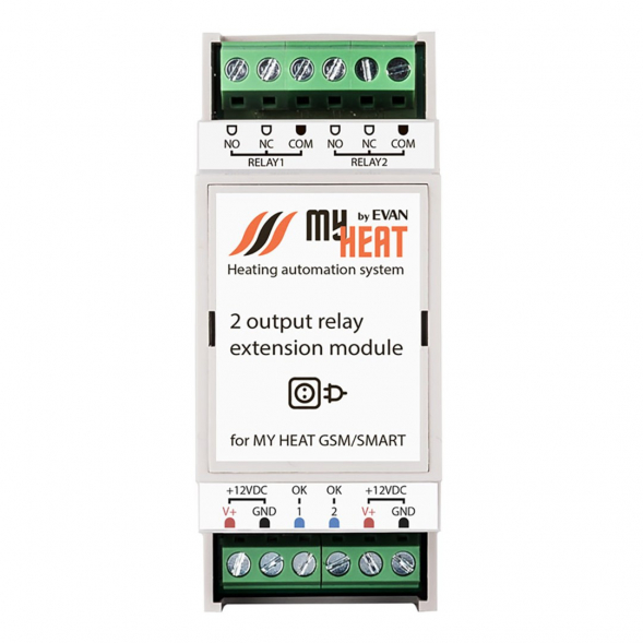 Блок реле MY HEAT RL2 на 2 выхода
