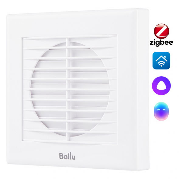 Вентилятор вытяжной Ballu BAF-EX 100 G с грав. жалюзи