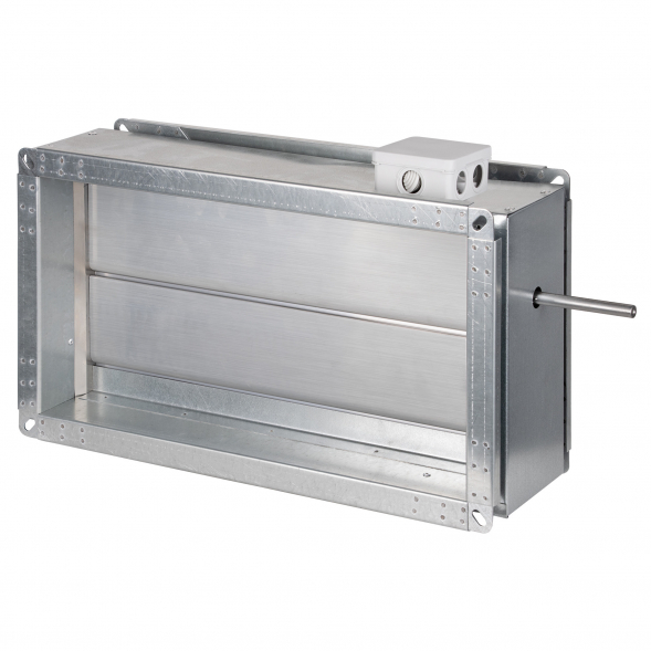 Клапан SHUFT КВУ - ПО - 380х380h - 2*ф315 (под нип соед)-УХЛ2- с площ под привод