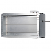 Клапан SHUFT КВУ - ПО - 380х380h - 2*ф315 (под нип соед)-УХЛ2- с площ под привод