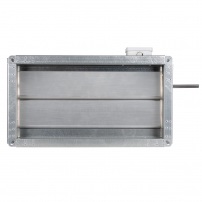 Клапан SHUFT КВУ - ПО - 380х380h - 2*ф315 (под нип соед)-УХЛ2- с площ под привод