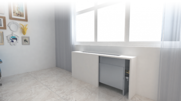 Канальный внутренний блок вертикальной установки AVH-14UXCSAA