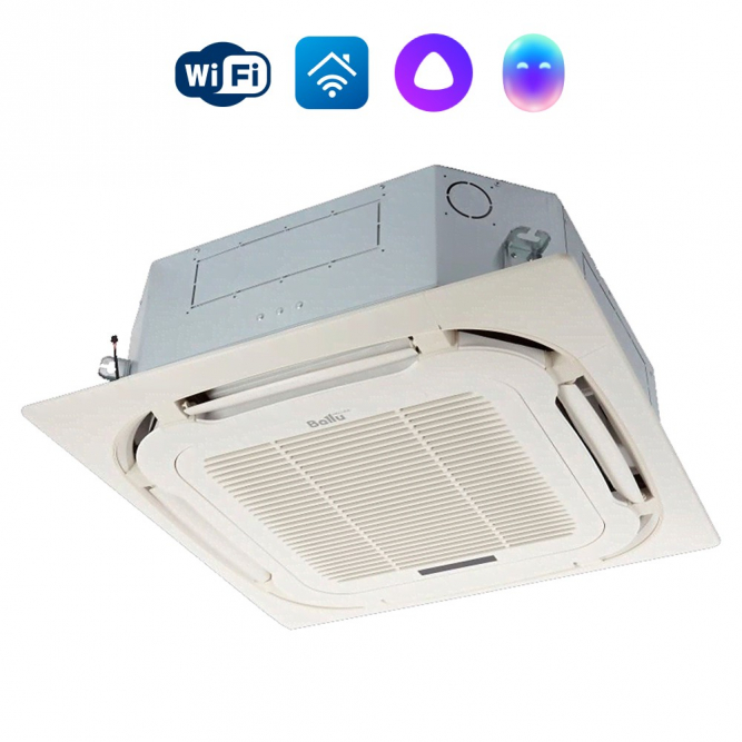 Комплект Ballu Machine BLC_C-36HN1_21Y полупромышленной сплит-системы, кассетного типа