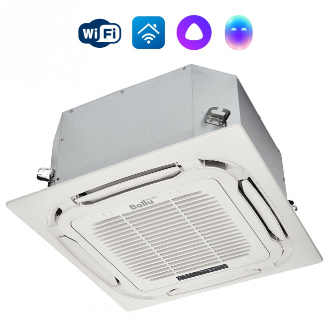 Комплект Ballu Machine BLC_C-12HN1_21Y (compact) полупромышленной сплит-системы, кассетного типа