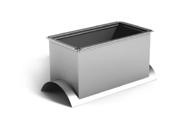 Врезка из оцинкованной стали для воздуховодов