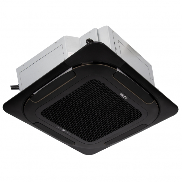 Комплект SHUFT SFLC_C-36HN1_V2_BL полупромышленной сплит-системы, кассетного типа (черная панель)