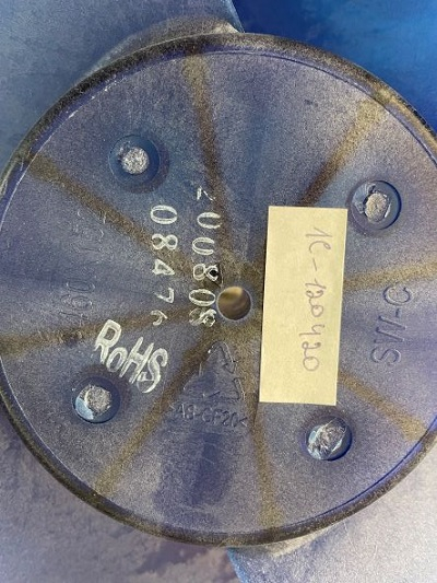 Крыльчатка GU-4C24(36,48)/DN26(36,48,60)/CF24(36,48,60)/GU-U60HR-08 (GU-U48HN1)