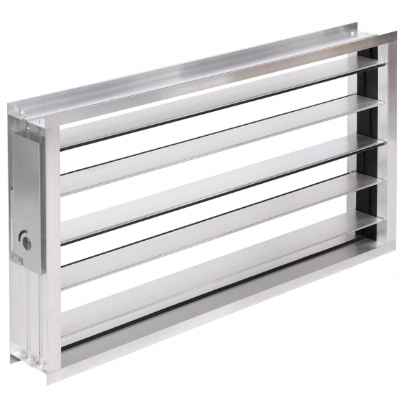 Клапан воздушный SHUFT DRr 500х250 с подставкой под электропривод