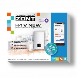Термостат ZONT H-1V NEW (GSM + Wi-Fi)