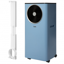 Кондиционер мобильный Ballu Twinkle BPAC-09 DWB/N6 Blue в комплекте с адаптером Ballu UniPort 1.0