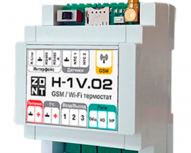 Контроллер ZONT H-1V.02 отопительный GSM / Wi-Fi