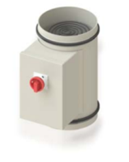 Нагреватель электрический Systemair El.Heater d.160 900W 2 PFC