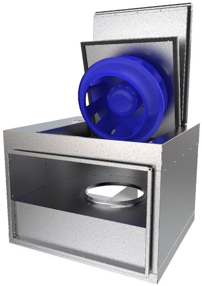Канальный прямоугольный вентилятор Systemair RSI 80-50 M3 sileo