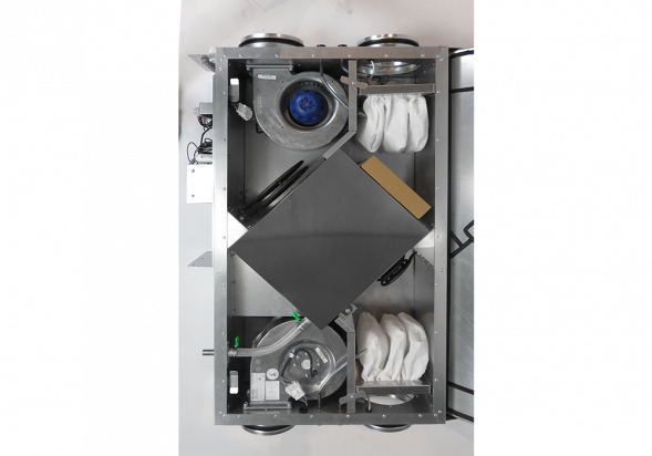 Компактная приточно-вытяжная установка с пластинчатым рекуператором Brissago CPE 450 G