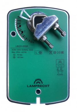 Электропривод с возвратной пружиной LB24-05SR