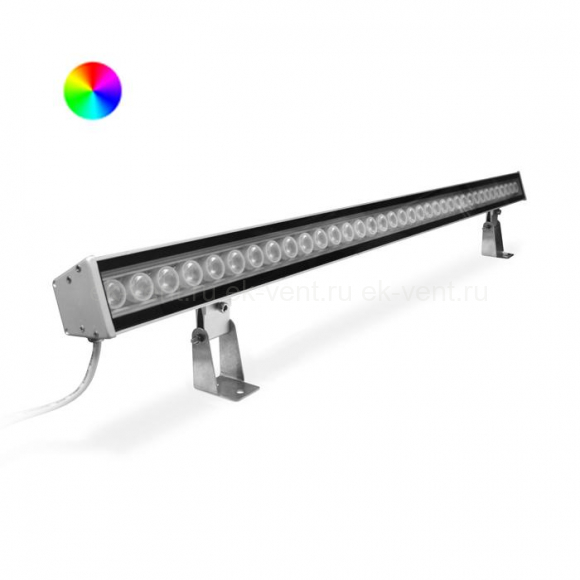 Многоцветный светодиодный линейный RGB прожектор 1 м ES36L-RGB