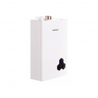 Водонагреватель газовый проточный MIZUDO PERL ULTRA ВПГ 4-14Т ТУРБО (28 кВт, 14 л/мин) труба в компл