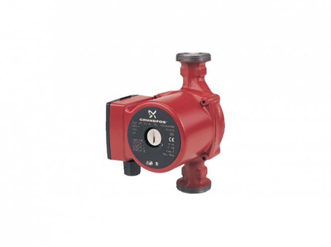 Насос циркуляционный Grundfos UPS 25-40 с гайками