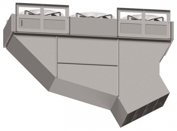 Водяная Тепловая завеса  КЭВ-220П8011W