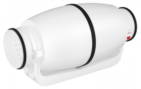 Круглый канальный вентилятор в шумоизолированном корпусе серии LS-125-V