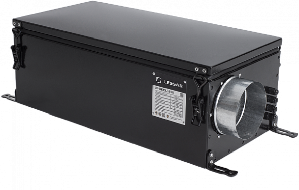 Приточная установка с электрическим нагревателем и EC-двигателем Lessar LV-DECU-600-E-4-EC-GTC-E63