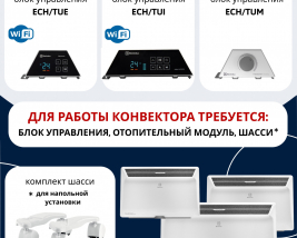 Блок управления конвектора Electrolux Transformer Digital Inverter ECH/TUI4
