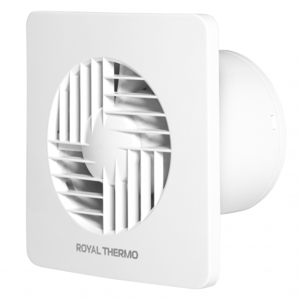 Вентилятор вытяжной Royal Thermo Trident RAFT 100 HT с таймером и гигростатом