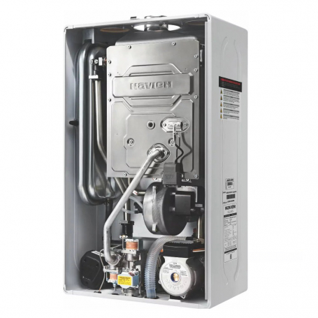 Котел газовый Navien Deluxe S-40k настенный, 2 конт., закр. кам. сгор., коаксиальный