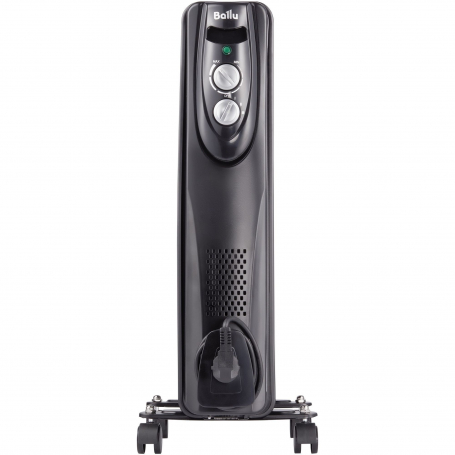 Масляный радиатор Ballu Classic black BOH/CL-07BRN 1500 (7 секций)