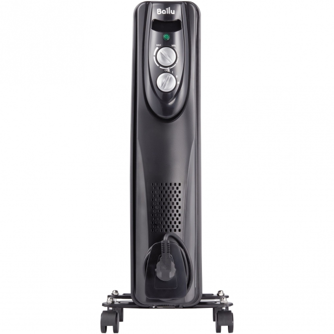 Масляный радиатор Ballu Classic black BOH/CL-07BRN 1500 (7 секций)