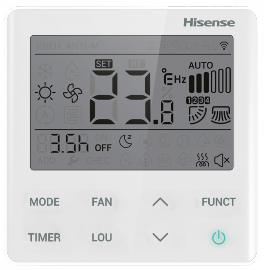 Индивидуальный проводной пульт Hisense YXE-E01U(E)