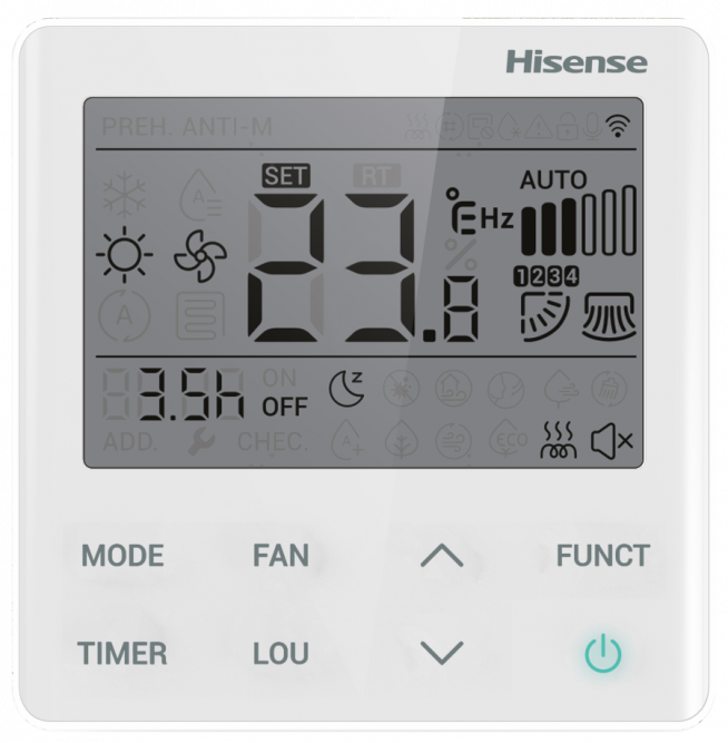 Индивидуальный проводной пульт Hisense YXE-E01U(E)