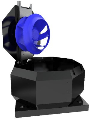 Вентилятор крышный Systemair TOV 355-4 sileo