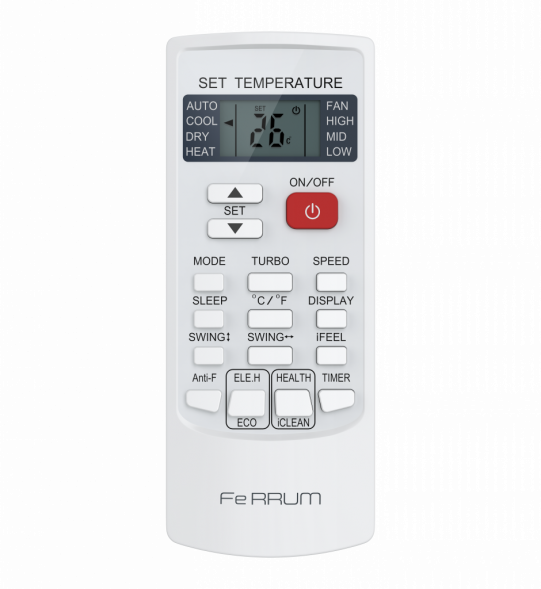 Инверторная кассетная сплит-система FeRRUM CASSETE LCAC24C3-AI / LCAU24U3-AI