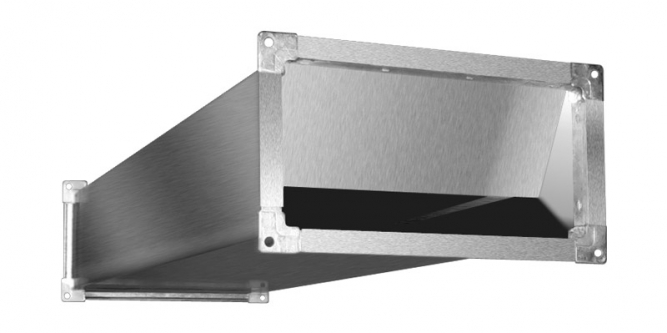 Шумоглушитель ZSS 400x200/1000