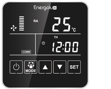 Компактная приточно-вытяжная установка с мембранным рекуператором Rona SRME 290 H2
