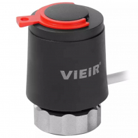 Сервопривод VIEIR нормально закрытый М30х1,5 VR1128 черный (100/1)