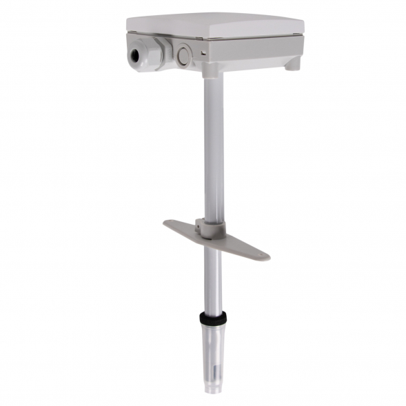 Датчик скорости воздушного потока с дисплеем SHUFT (0-10В, 4-20мА) канальный