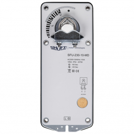 Электропривод с возвратной пружиной SHUFT SFU-230-10-MD