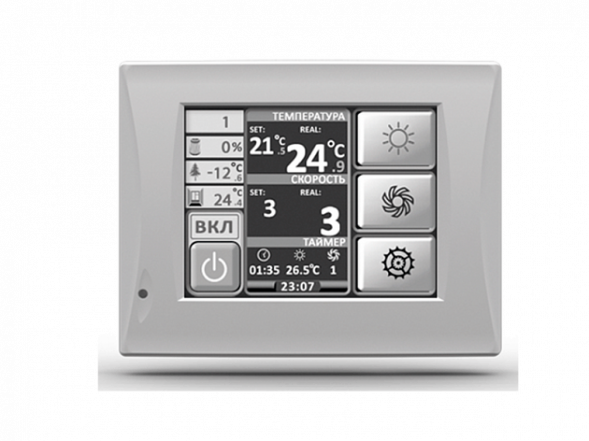 Компактная приточно-вытяжная установка с пластинчатым рекуператором BRISSAGO-EC CPE 850