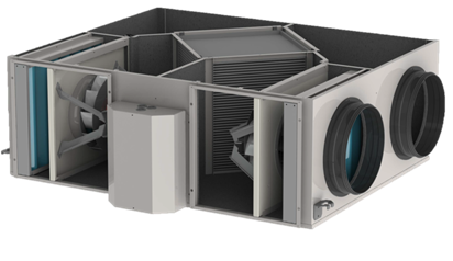 Компактная моноблочная вентиляционная установка ROYAL Clima RCE-2020-P SP. Lite EC